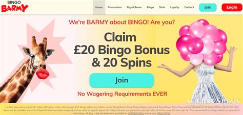 Bingo barmy casino bonus